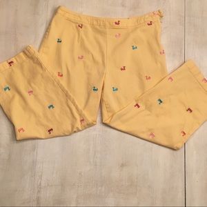 Duck Head Capri pants w/ ducks. Size 8P